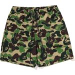abc camo water shorts green