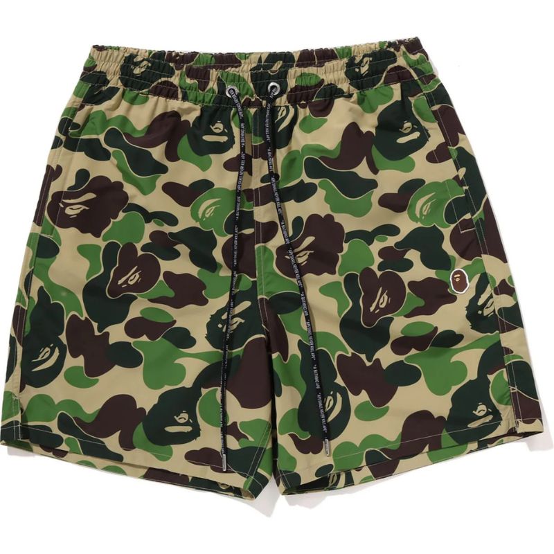 abc camo water shorts green