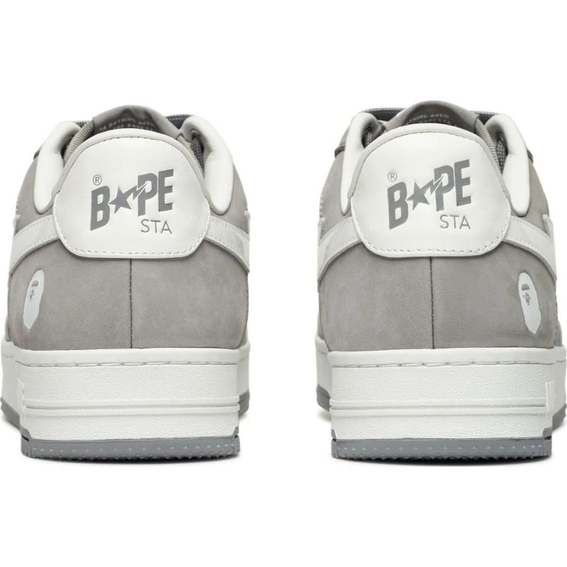 gray bape sta mens