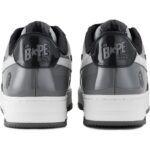 gray bape sta mens