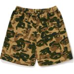 bape kidsuper camo shorts green
