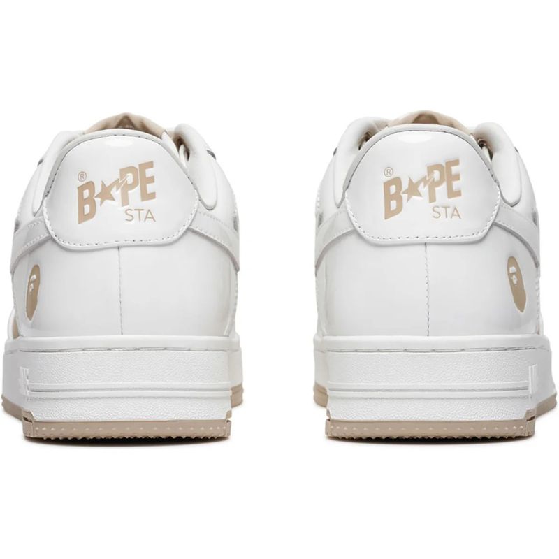beige bape sta mens