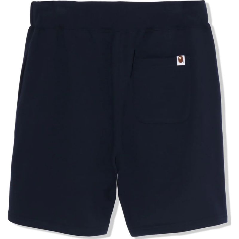 navy sweat shorts mens
