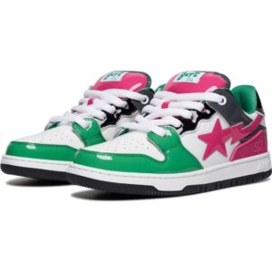 Mens Green Bape SK8 STA Bold #2