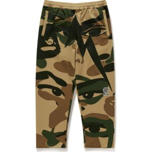 bape kidsuper patchwork pants green