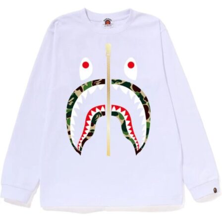 ABC Shark Tee Kids White Green