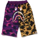 split-camo-shorts-purple-yellow