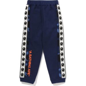 Kids Color Camo Tape Pants Navy