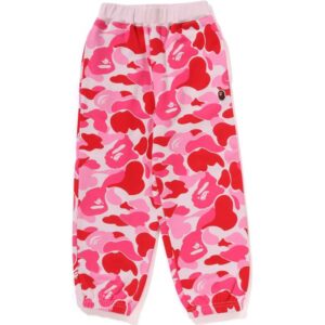 Kids ABC Camo One Point Sweatpants Pink