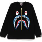 Kids ABC Camo Shark Long Sleeve Tee