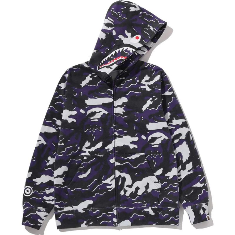 glitch-shark-hoodie-purple