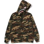 glitch-shark-hoodie-green