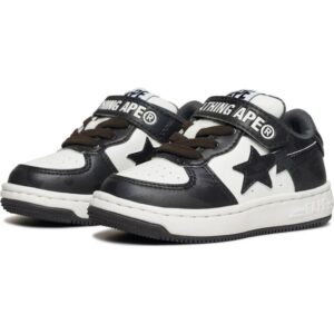 Kids Bape Sta Sneakers Black