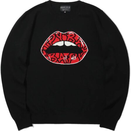 Bapy Baby Lip Black Knit