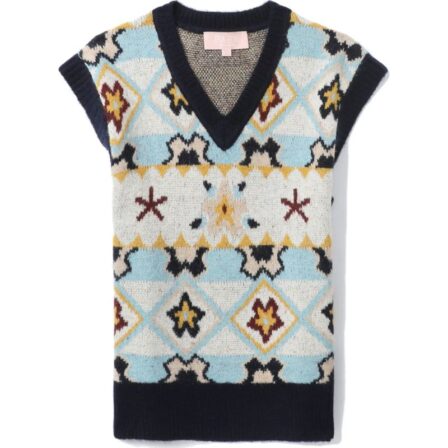 Bapy Intarsia Multi Vest