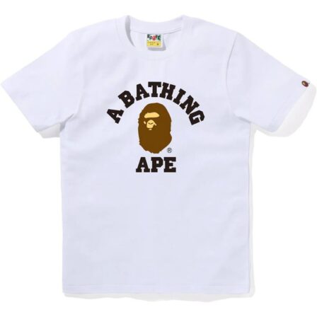 College Tee Ladies White
