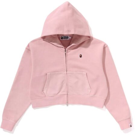 Crystal Stone Ape Head Pink Hoodie
