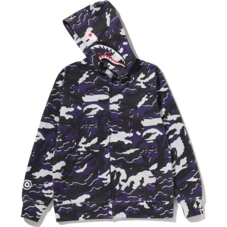 Glitch Camo Shark Purple