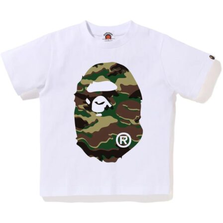 Glitch Woodland White Green