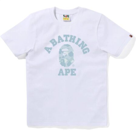 Pastel Camo College White Sax