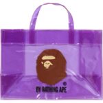 Purple Clear Bag