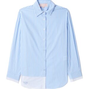 Bapy Blue Stripes Shirt Ladies Light Blue