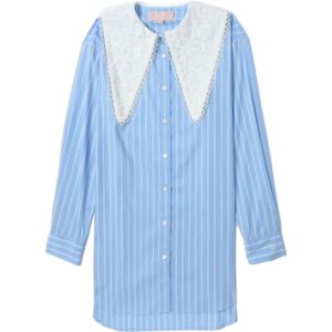 Bapy Stripes Shirtdress Ladies Blue