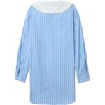 stripes shirtdress blue