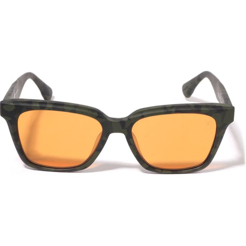 bape sunglasses green
