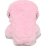 fur shoulder bag pink